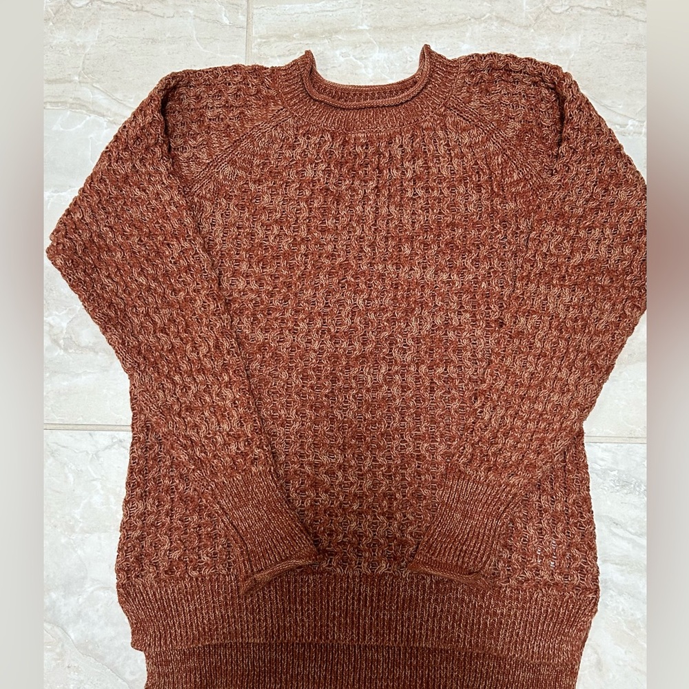 Time and Tru cotton fisherman sweater.